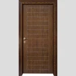 درب داخلی اتاقی ام دی اف MDF مدل CNC کد 122 - Image 2